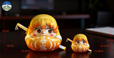 Demon Slayer Daruma #1 Fortune Zenitsu Agatsuma GK Statue - Hit Face Studio [Pre-Order]