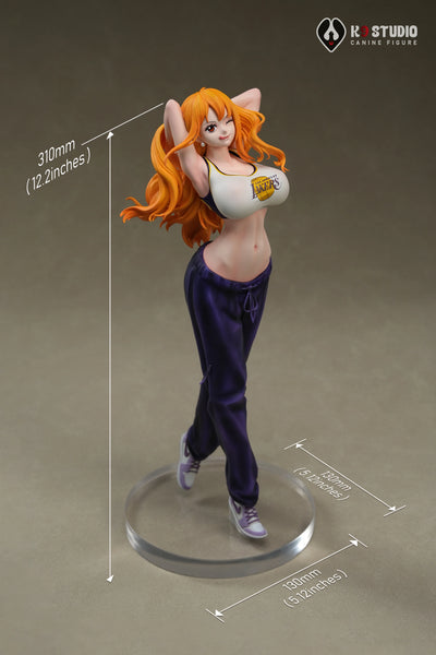 One Piece Straw Hat Basketball Team 1/6 Nami Full-Body GK Statue - K9 Studio [In-Stock]