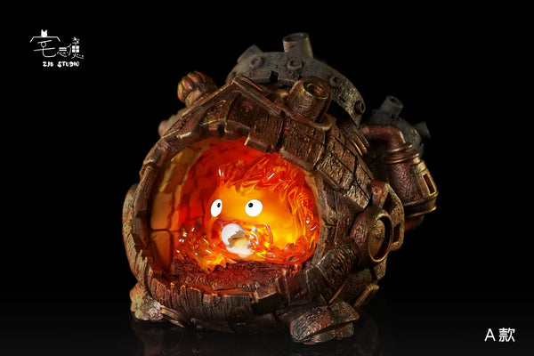 Howl's Moving Castle Hayao Miyazaki Desktop Series Castle Calcifer GK Statue - ZJB Studio [Pre-Order]