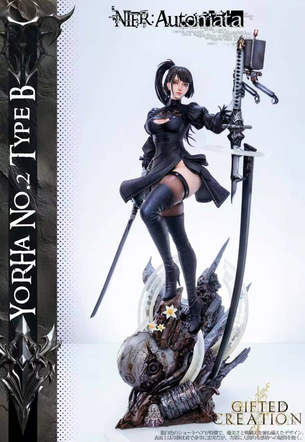 NieR:Automata 2B & Eve Outfit Change Time 1/4 GK Statue - Gifted Creation Studio [Pre-Order]