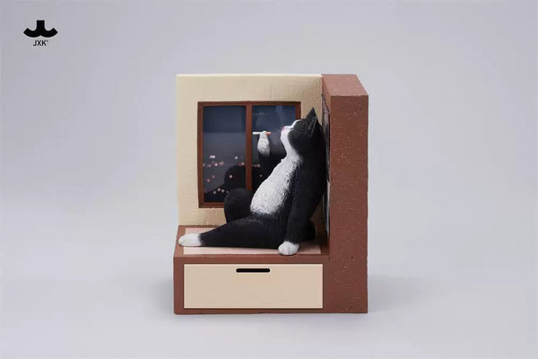 Philosopher Cat at the Windowsill Licensed Statue - JXK Studio [Pre-Order]