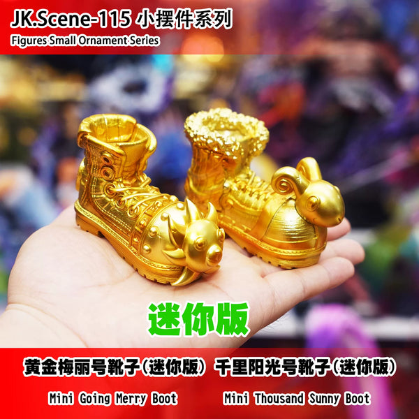 One Piece JK.Scene-115 Little Ornaments Mini Going Merry Boot & Thousand Sunny Boot GK Statue - Jacksdo Studio [In-Stock]