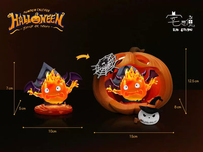 Howl's Moving Castle Halloween Demon Pumpkin Calcifer GK Statue - ZJB Studio [Pre-Order]
