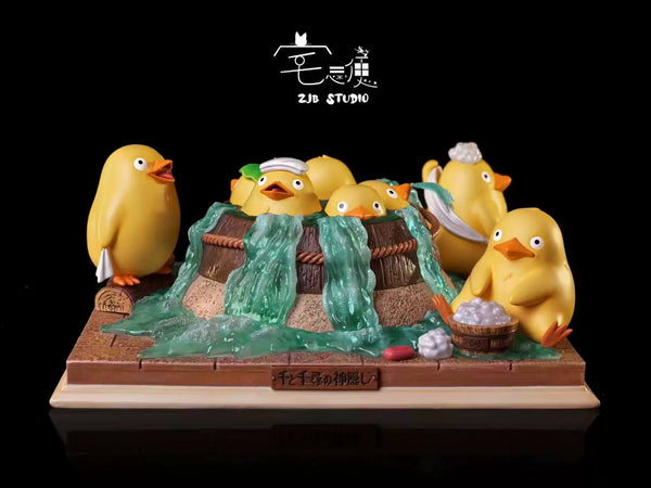 Spirited Away Hayao Miyazaki's Ecological Scene Little Rubber Duck Bath GK Statue - ZJB Studio [Pre-Order]