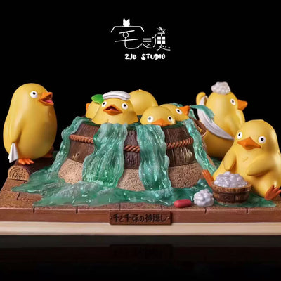 Spirited Away Hayao Miyazaki's Ecological Scene Little Rubber Duck Bath GK Statue - ZJB Studio [Pre-Order]