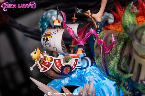 One Piece Gum-Gum Rocket Nika Luffy GK Statue - Seven Studio [In-Stock]