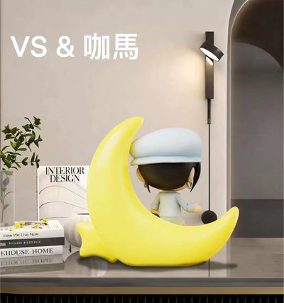MapleStory Artale Series Female GM Bent Moon Chair & Lucky Base GK Statue - VS Studio X Ka Ma Mo Wan Studio [Pre-Order]