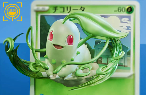 Pokémon Cards Episode #23 Chikorita #24 Totodile #25 Cyndaquil 1/6 GK Statue - GEISHA Studio [Pre-Order]