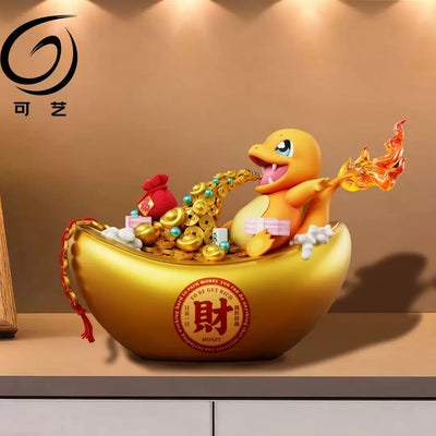 Pokémon Fortune Series 4 Charmander 1/3 GK Statue - Ke Yi Mo Wan Studio [In-Stock]