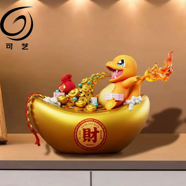 Pokémon Fortune Series 4 Charmander 1/3 GK Statue - Ke Yi Mo Wan Studio [In-Stock]