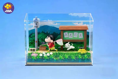 Crayon Shin-Chan Shiro and the Coal Town Scene GK Statue - GuluPlanet Studio [In-Stock]