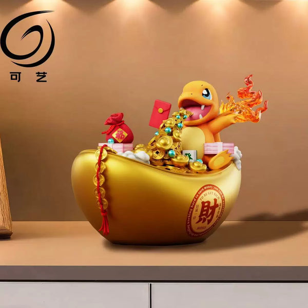 Pokémon Fortune Series 4 Charmander 1/3 GK Statue - Ke Yi Mo Wan Studio [In-Stock]
