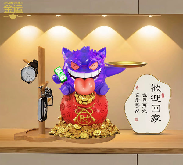Pokémon Money-bringing Gengar Storage Ornament GK Statue - Jin Yun Studio [In-Stock]