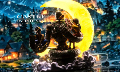 Castle in the Sky Embrace of Love Miyazaki Hayao Desktop Series 06 Laputian Robo & Sheeta & Pazu GK Statue - Wu Yu Studio [Pre-Order]