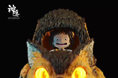 My Neighbor Totoro Silhouette Moments Series Mei & Kitten Bus GK Statue - Shen Yin Studio [Pre-Order]