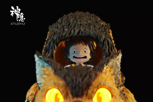 My Neighbor Totoro Silhouette Moments Series Mei & Kitten Bus GK Statue - Shen Yin Studio [Pre-Order]