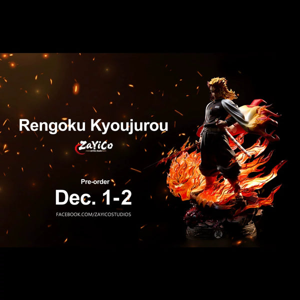 Demon Slayer Flame Hashira Kyojuro Rengoku GK Statue - Zayico Studio [Pre-Order]