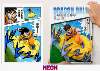Dragon Ball #1 Comic Book Somersault Cloud Goku GK Statue - NEON Studio [Pre-Order]