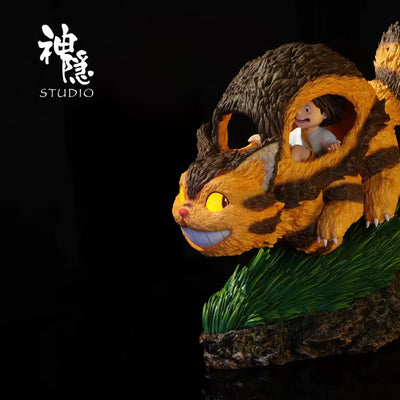 My Neighbor Totoro Silhouette Moments Series Mei & Kitten Bus GK Statue - Shen Yin Studio [Pre-Order]