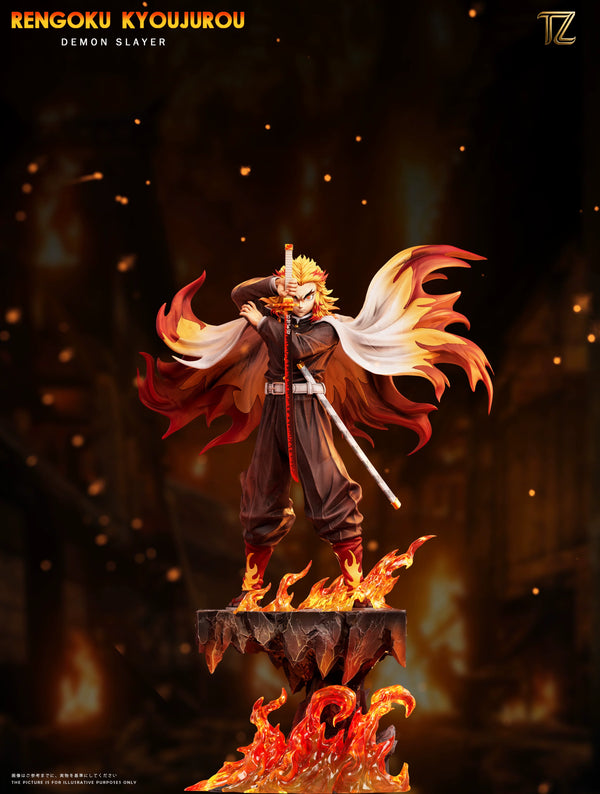 Demon Slayer Flame Hashira Kyojuro Rengoku 1/6 GK Statue - TZ Studio [Pre-Order]