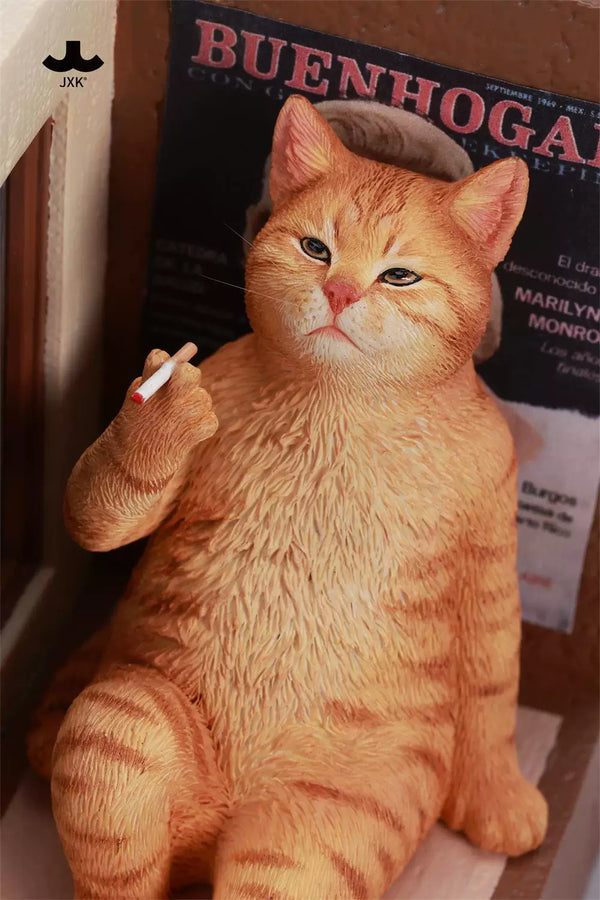 Philosopher Cat at the Windowsill Licensed Statue - JXK Studio [Pre-Order]