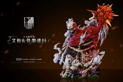 Attack on Titan Where the Left Hand Goes Eren & Skeleton Attack Titan GK Statue - AZ Studio [Pre-Order]