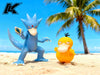 Pokémon #5 Psyduck Evolution Group GK Statue - Kuai Le Wu Studio [Pre-Order]