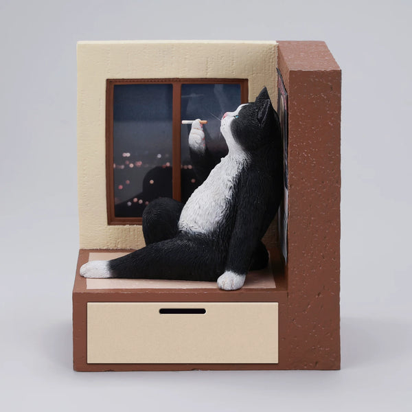 Philosopher Cat at the Windowsill Licensed Statue - JXK Studio [Pre-Order]