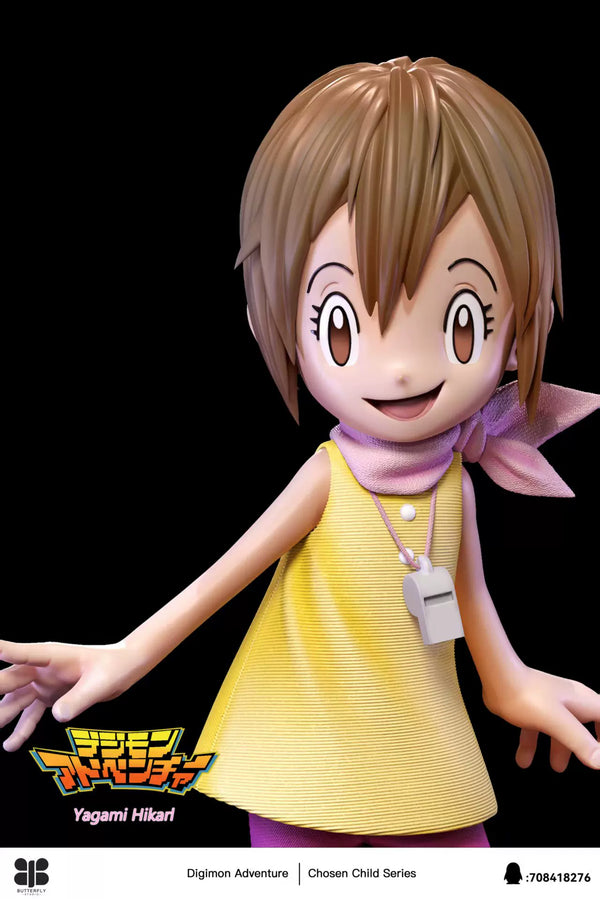 Digimon The Chosen Children Series Kari Kamiya & Tailmon GK Statue - Butterfly Studio [In-Stock]