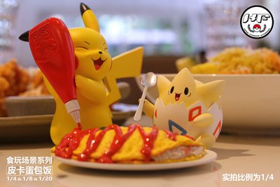 Pokémon Food Play Scene Series Pikachu Omurice GK Statue - King Finger Studio [Pre-Order]