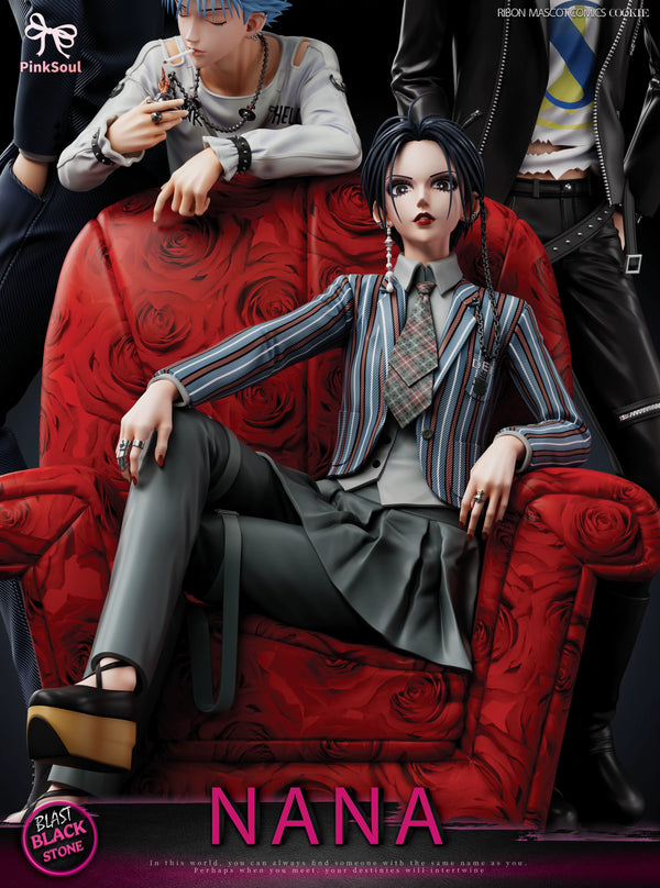 NANA Black Stones Osaki & Yasushi Takagi & Nobuo Terashima & Shinichi Okazaki 1/6 GK Statue - Pinksoul Studio [Pre-Order]