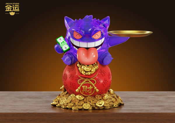 Pokémon Money-bringing Gengar Storage Ornament GK Statue - Jin Yun Studio [In-Stock]