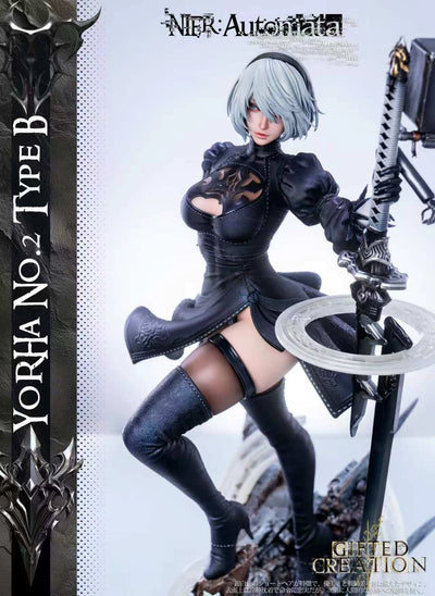 NieR:Automata 2B & Eve Outfit Change Time 1/4 GK Statue - Gifted Creation Studio [Pre-Order]