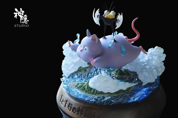 Spirited Away Encounter Series Totoro Floating Journey in the Clouds GK Statue - Shen Yin Studio [In-Stock]