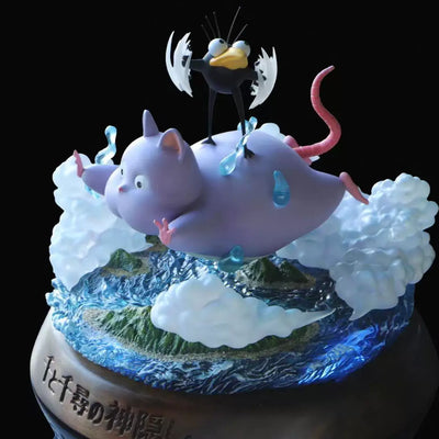 Spirited Away Encounter Series Totoro Floating Journey in the Clouds GK Statue - Shen Yin Studio [In-Stock]