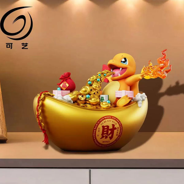 Pokémon Fortune Series 4 Charmander 1/3 GK Statue - Ke Yi Mo Wan Studio [In-Stock]