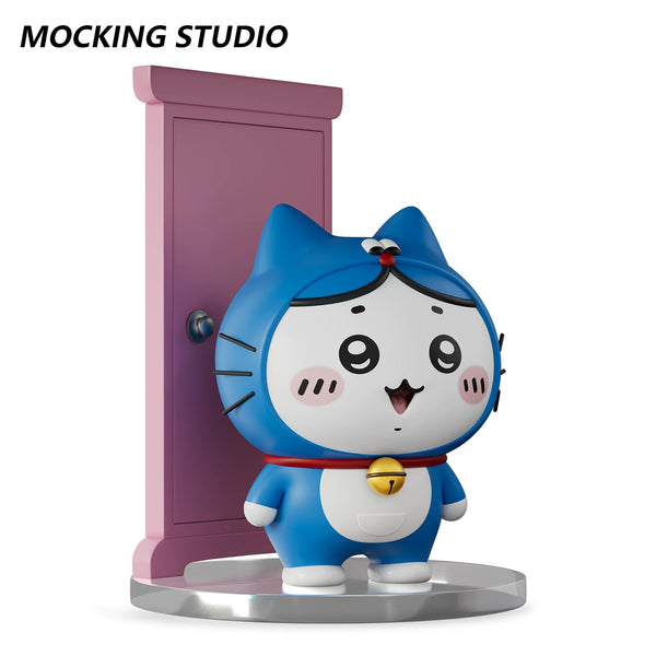 Chiikawa Hachiware Cosplay Doraemon GK Statue - Zhu Yi Wan Jia Studio & MOCKING Studio [Pre-Order]