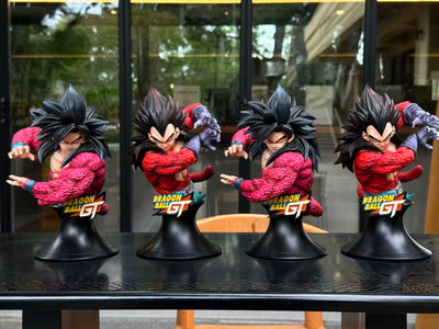 Dragon Ball Super Saiyan 4 Goku Vegeta Bust GK Statue - Ru Yun Studio [Pre-Order]
