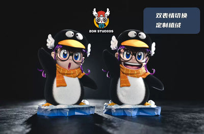 Dr. Slump Flocking Series Penguin Arale GK Statue - ZOR Studio [Pre-Order]