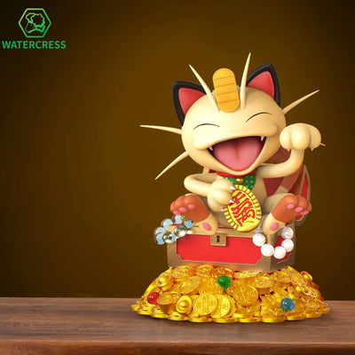 Pokémon Attract Wealth Storage Meowth GK Statue - Watercress Studio [Pre-Order]