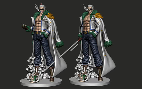 One Piece Marines #3 Smoker GK Statue - Long Hu Studio [Pre-Order]
