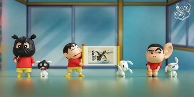 Crayon Shin-chan Great Ambitions Calligraphy Shin-chan GK Statue - NIUZI Studio [In-Stock]
