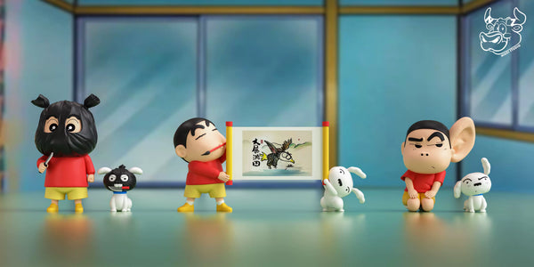 Crayon Shin-chan Great Ambitions Calligraphy Shin-chan GK Statue - NIUZI Studio [In-Stock]