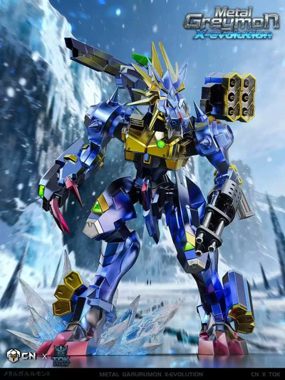 Digimon MetalGarurumon X GK Statue - Crazy Nest Studio & TOK Studio [Pre-Order]