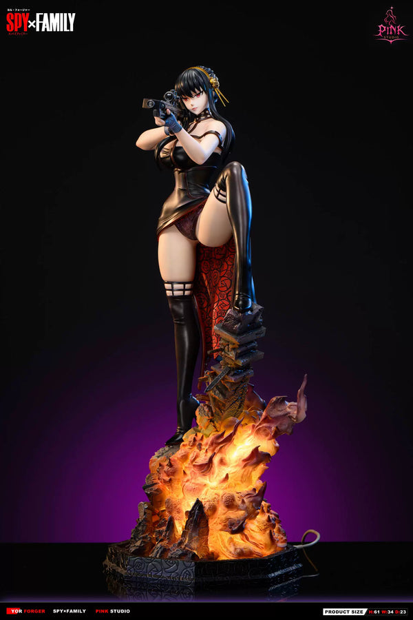 Spy x Family Sniper Yor Forger 1/4 GK Statue - Pink Studio [Pre-Order]