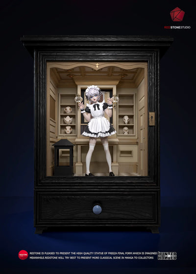 HxH Killua Zoldyck Black Walnut Wood Cabinet 1/6 GK Statue - RED Stone Studio [Pre-Order]