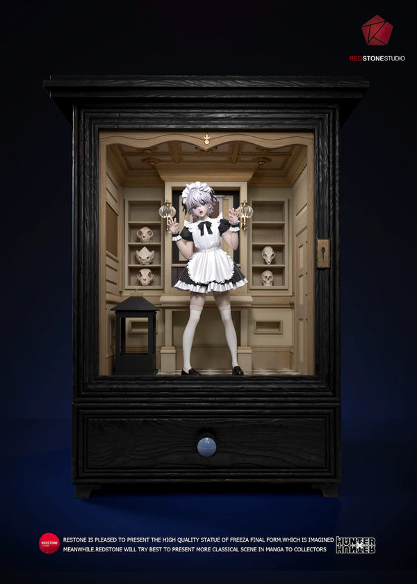 HxH Killua Zoldyck Black Walnut Wood Cabinet 1/6 GK Statue - RED Stone Studio [Pre-Order]