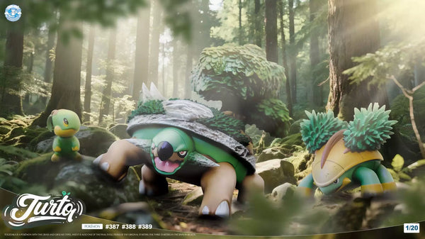 Pokémon Torterra Evolution Group 1/20 GK Statue - Zm Studio [Pre-Order]