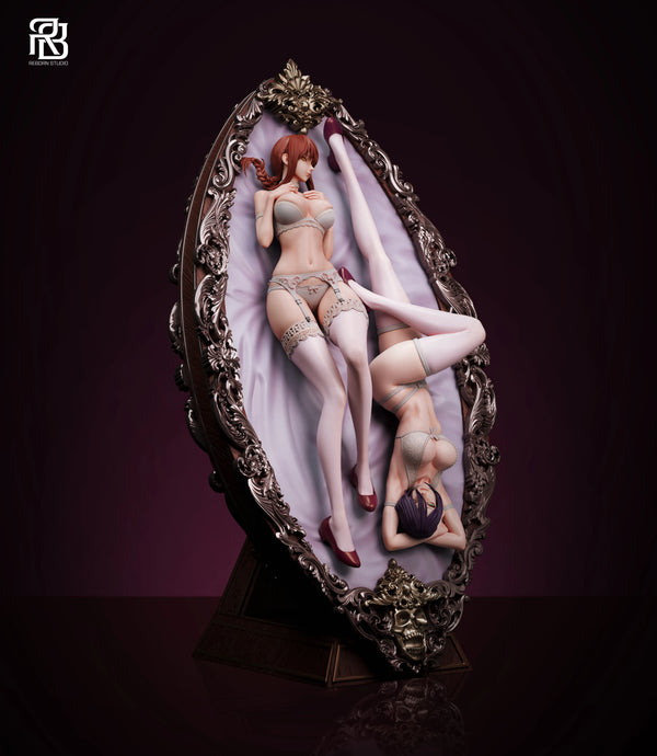 Chainsaw Man Your Twin Beautiful Girlfriends Makima & Reze 1/6 GK Statue - ReBorn Studio [Pre-Order]