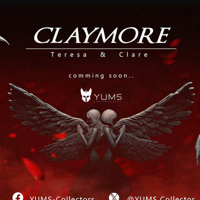 Claymore Twin Goddesses Teresa & Clare 1/4 GK Statue - YUMS-Collectors Studio [In-Stock]